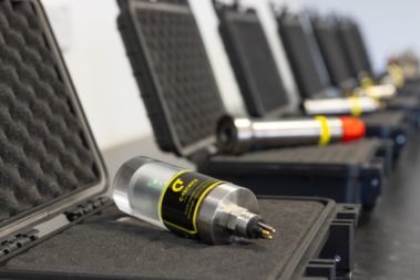 C-Tecnics underwater strobe lights displayed in protective cases