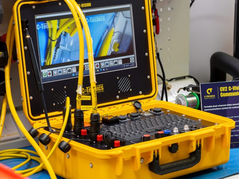 CV2 C-Vision video and communications system configured for dual-diver monitoring