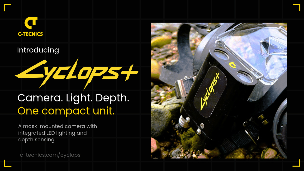 Introducing Cyclops+: camera, light and depth sensing in one compact, mask-mounted unit